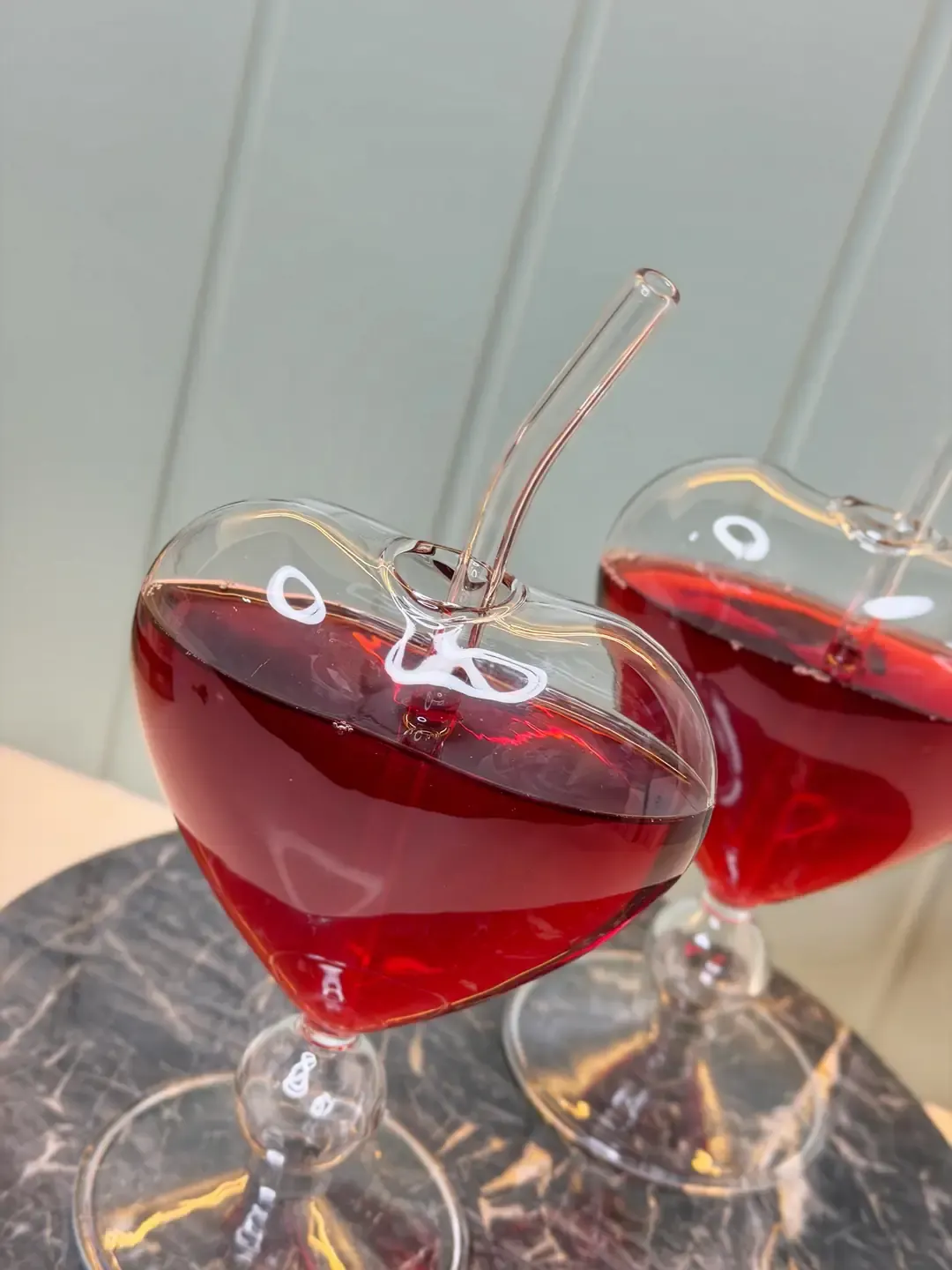2li Kalp Bardak & Pipet — görsel 2