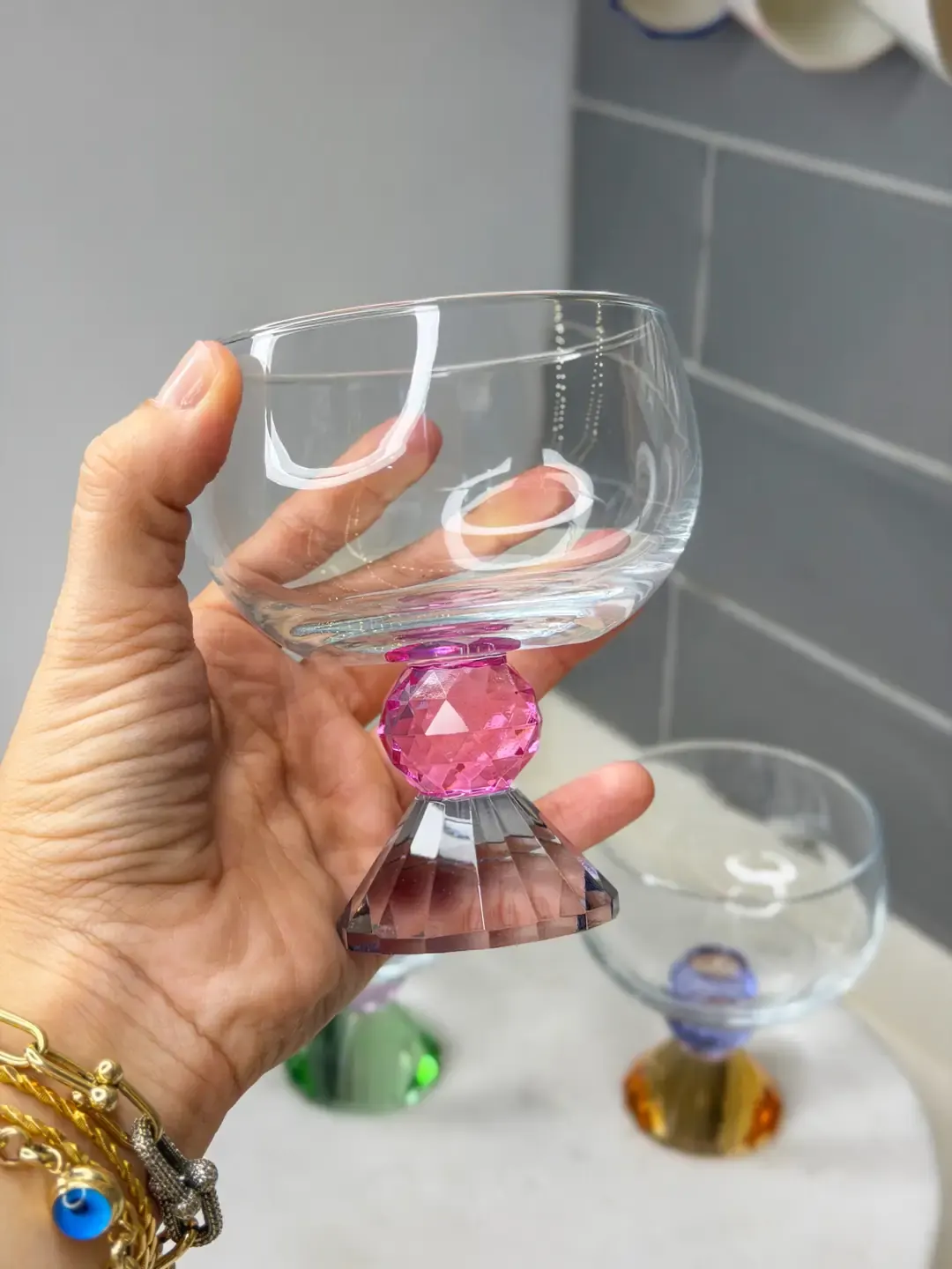 Kristal Top Ayaklı Kase — görsel 3