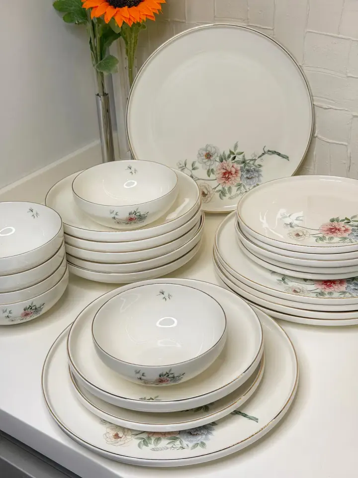 Glade 24 Parça 6 Kişilik Porselen Yemek Takımı
