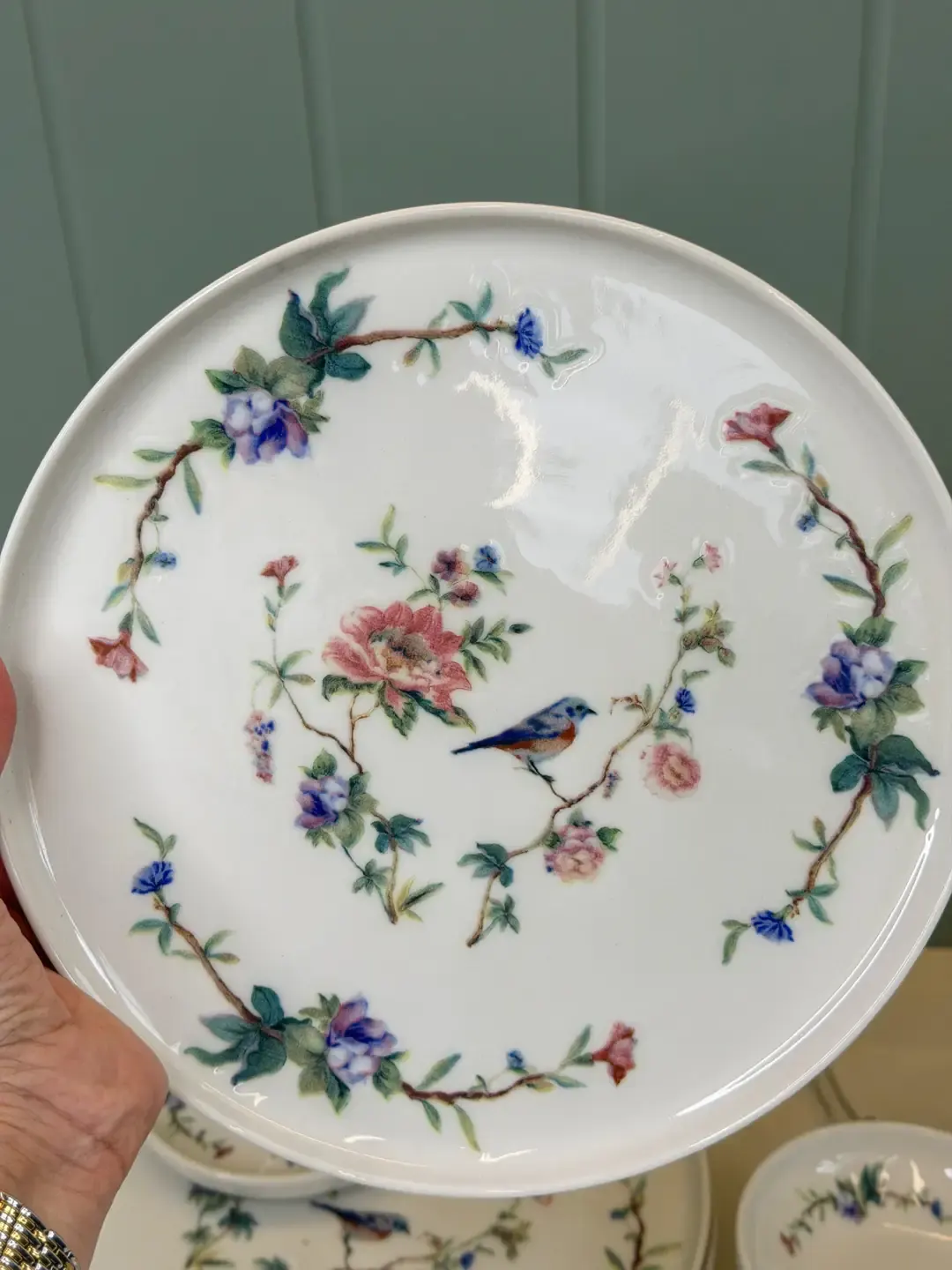 Bird & Flowers 29 Parça 6 Kişilik Porselen Kahvaltı Takımı — görsel 2