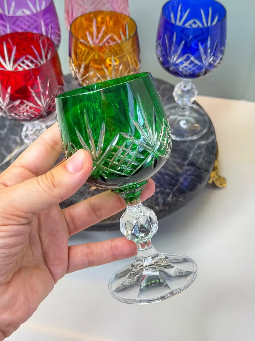 6'Lı Bohemia Kristal Claudıya Bardak Light — görsel 3