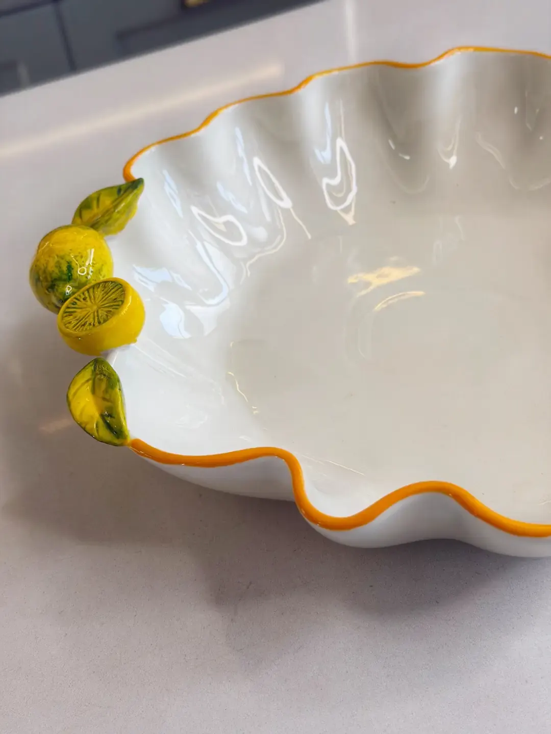 Limon Model Porselen Sunum Tabağı — görsel 2