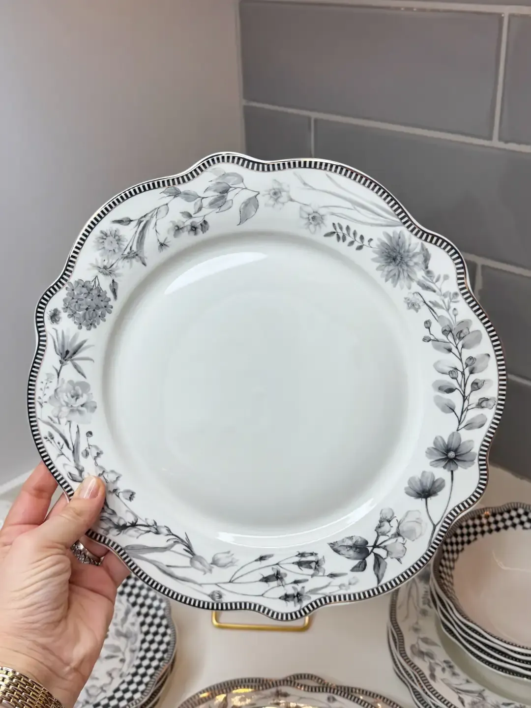 Sandra 27 Parça 6 Kişilik Porselen Yemek Takımı — görsel 6