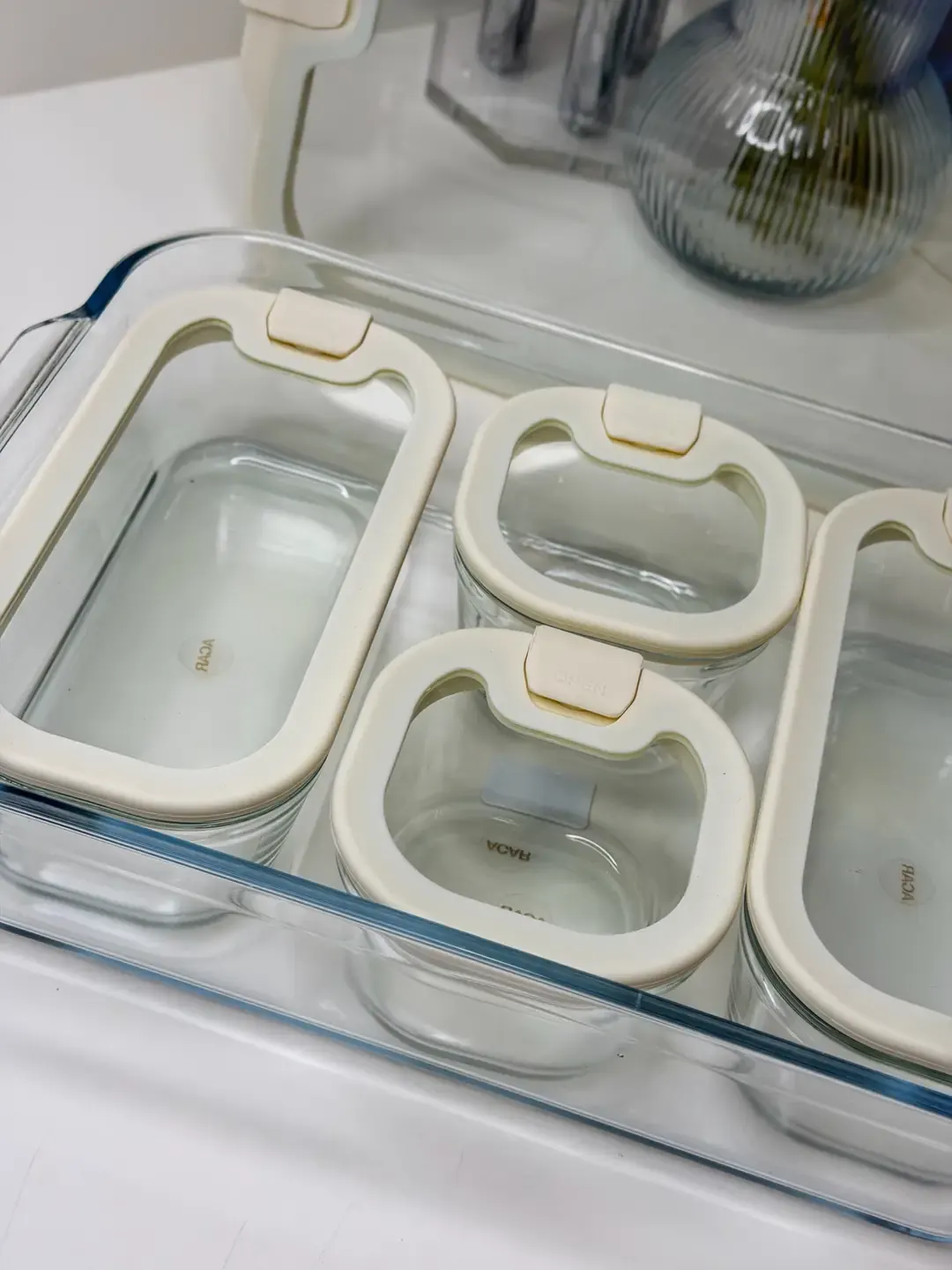 Livia 5li Saklama Kabı Beyaz — görsel 3