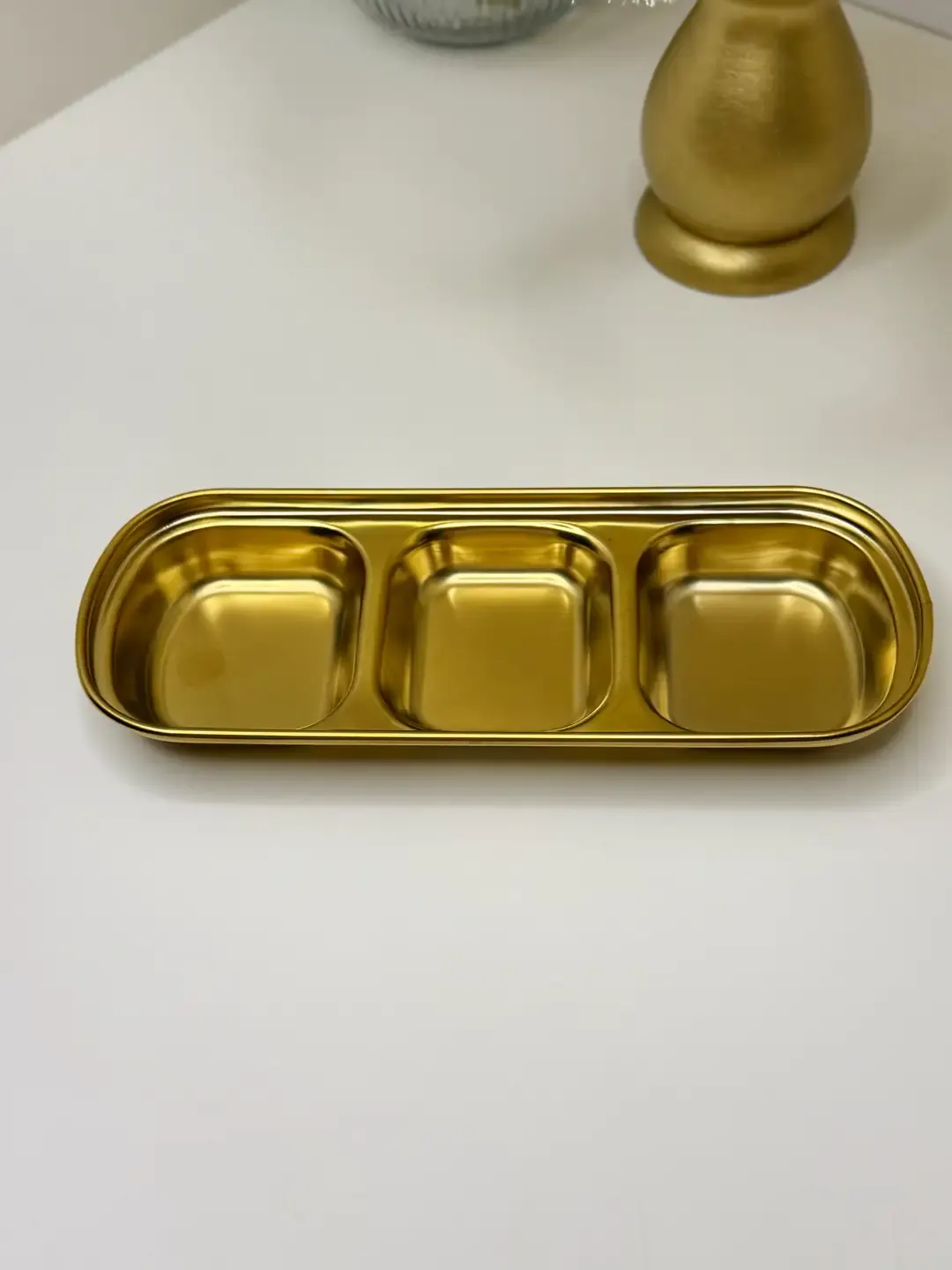 3 Bölmeli Gold Sunumluk — görsel 2