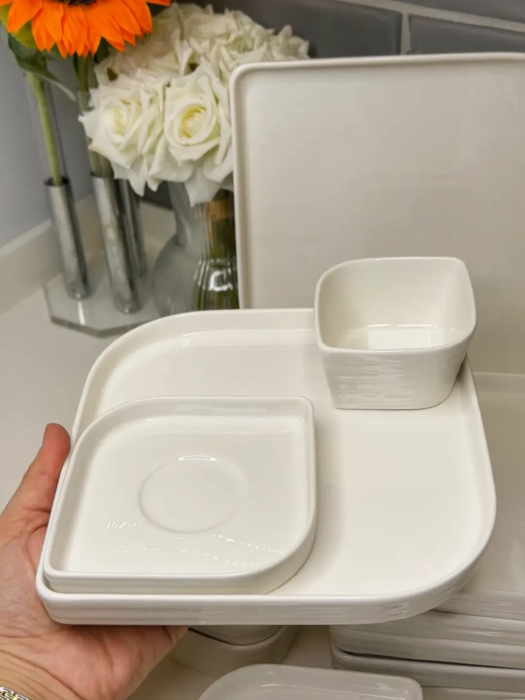 Elegance 25 Parça 6 Kişilik Porselen Kahvaltı Takımı — görsel 3
