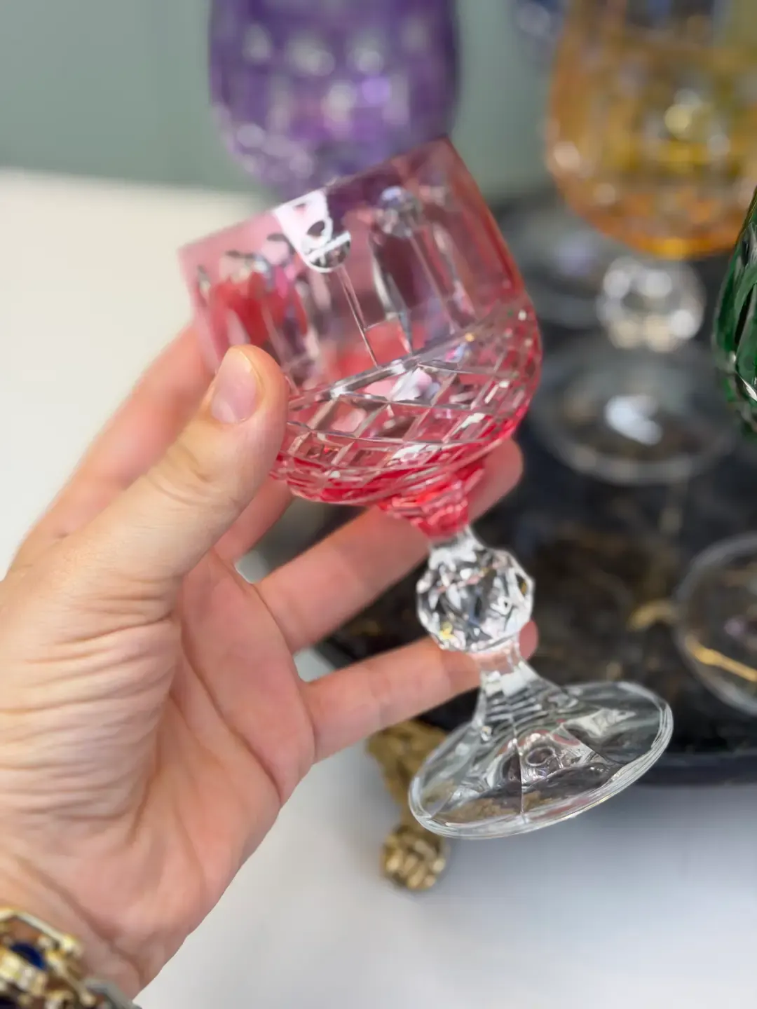 6lı Bohemia Kristal Claudıya Bardak Ethan — görsel 2