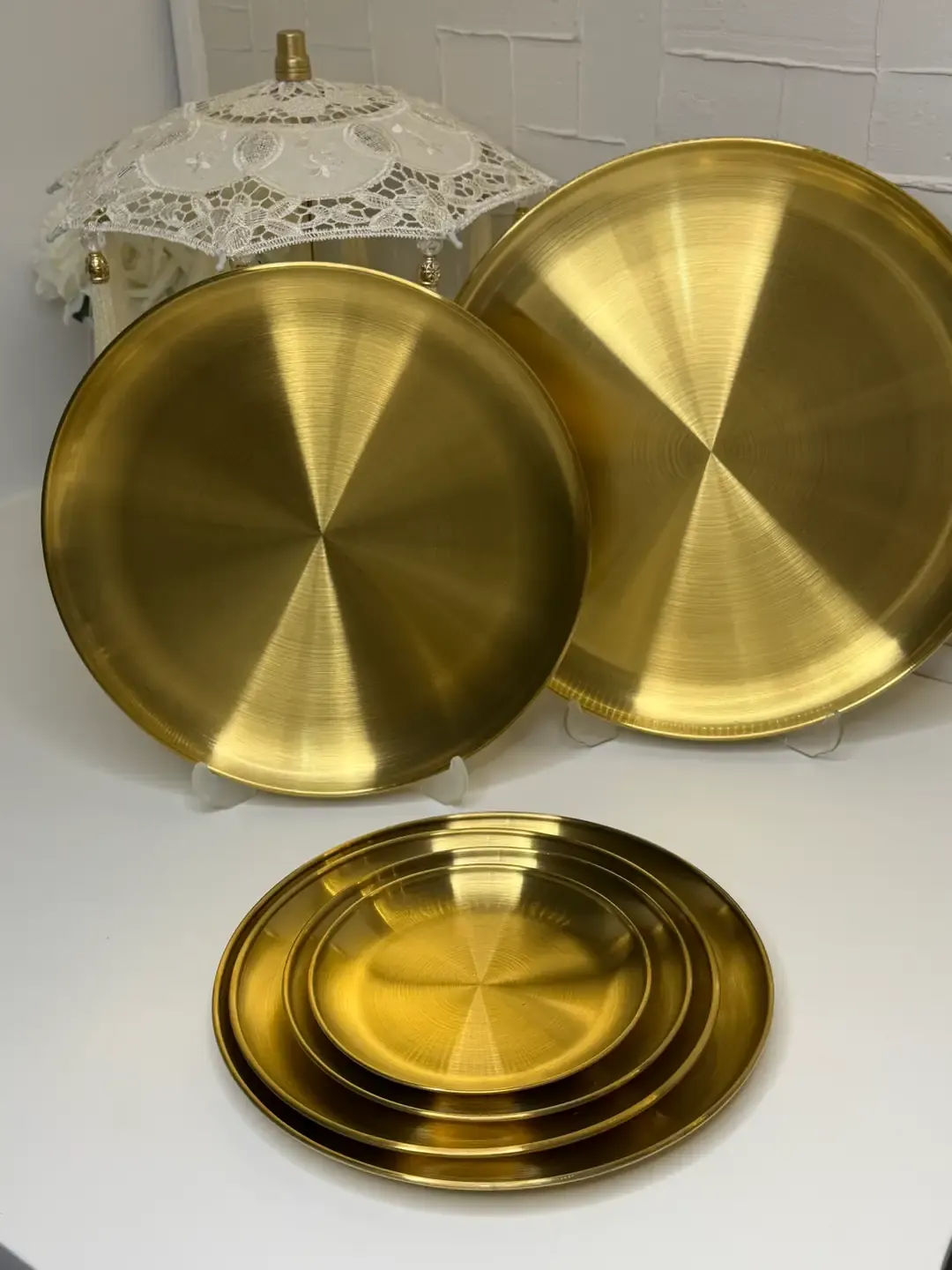 20 cm Gold Pasta Tabağı — görsel 4