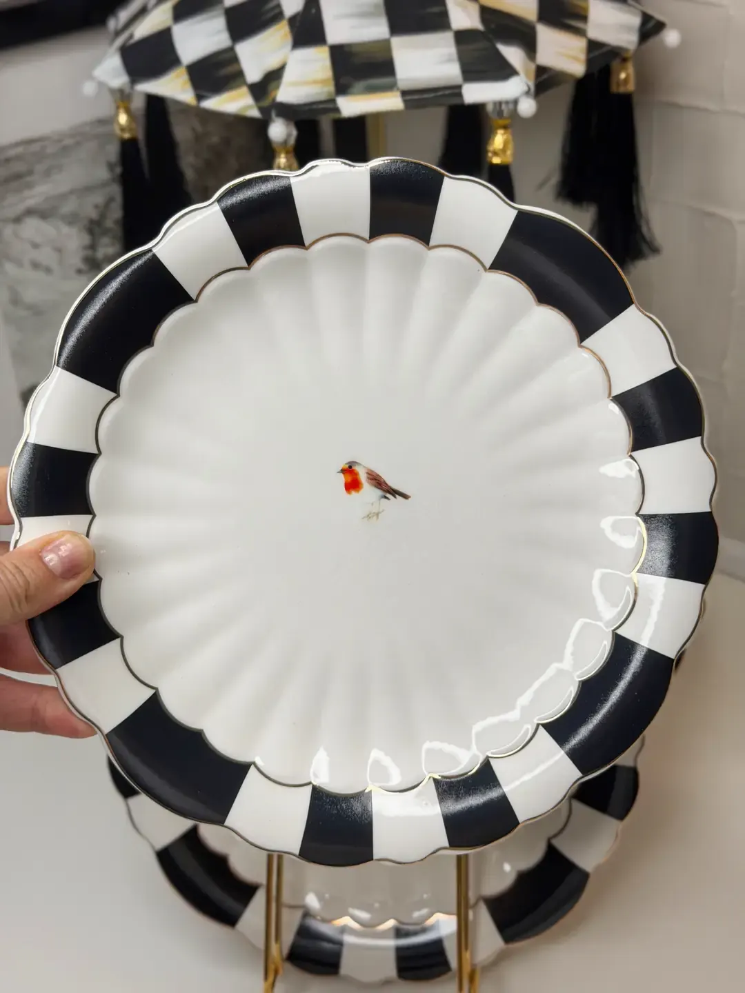Pouli 7 Parça Porselen Luxury Pasta / Servis Seti — görsel 3