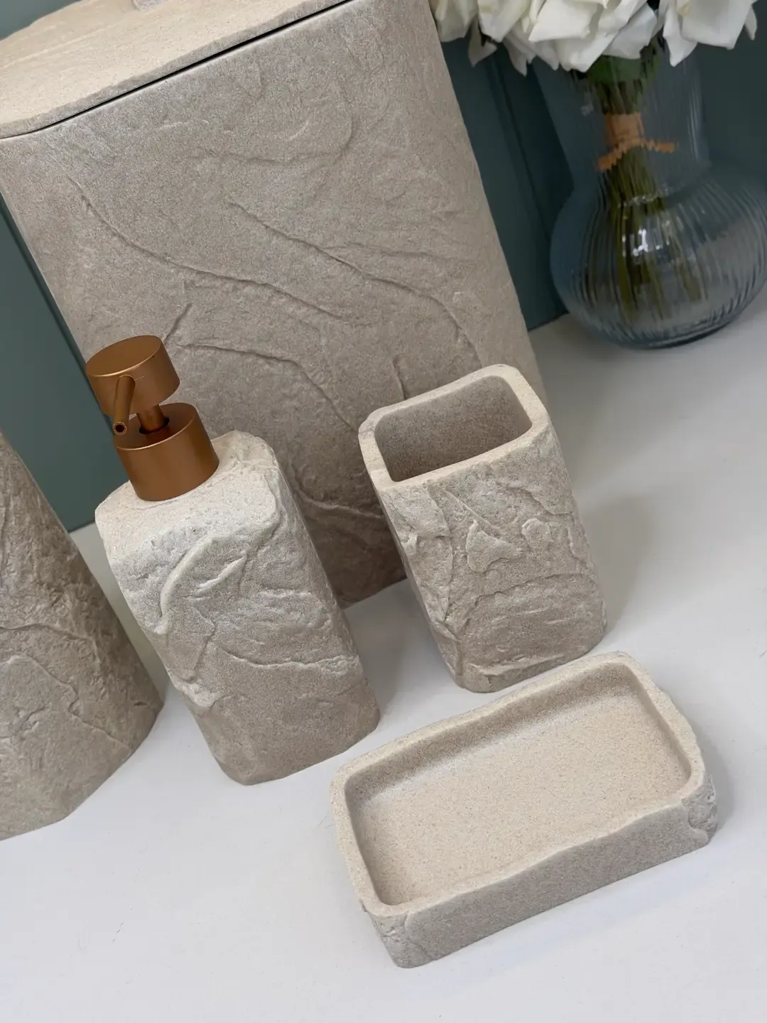 Basten 5li Banyo Seti Krem — görsel 3