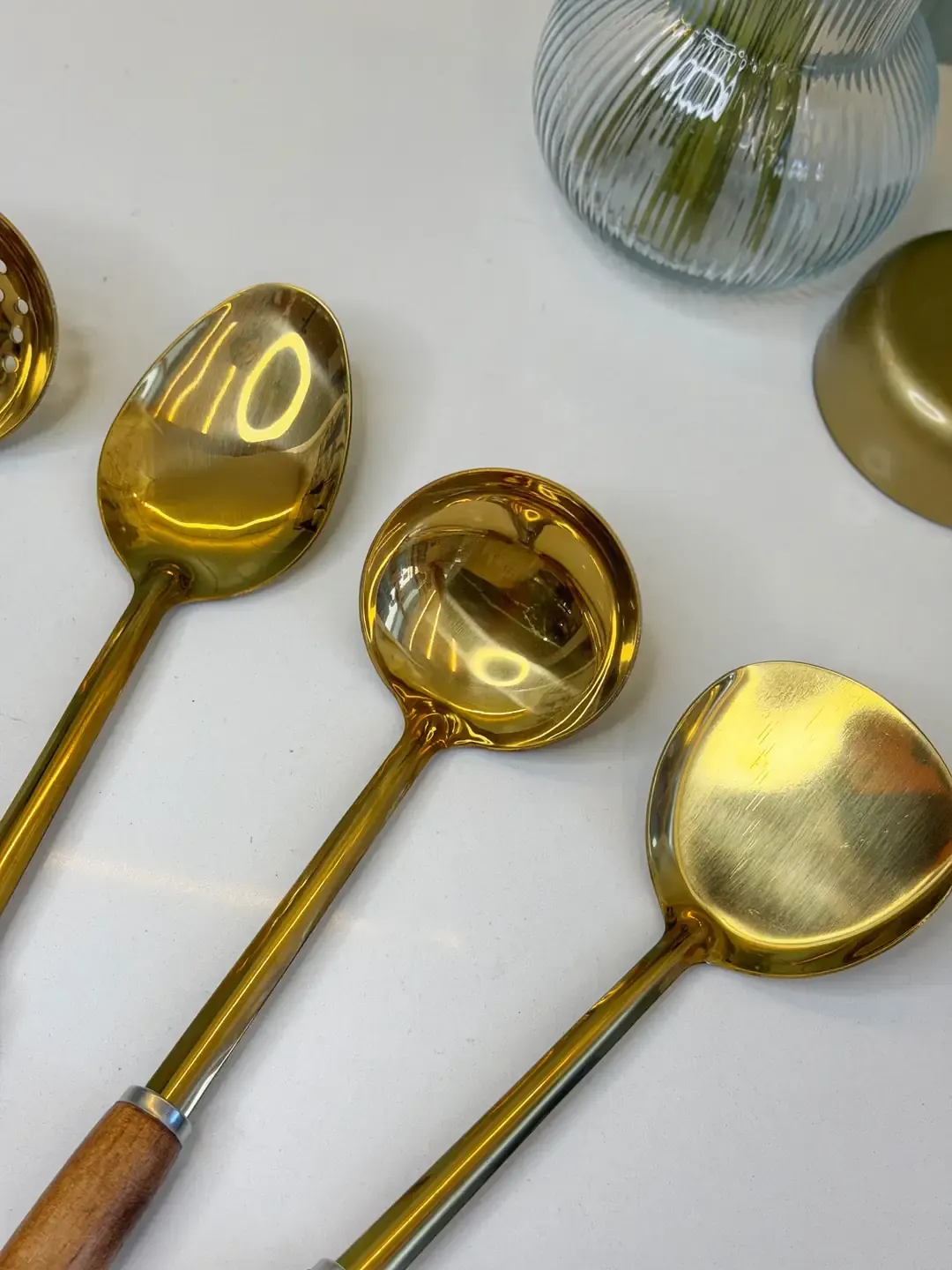 4lü Çelik Gold Servis Seti — görsel 2