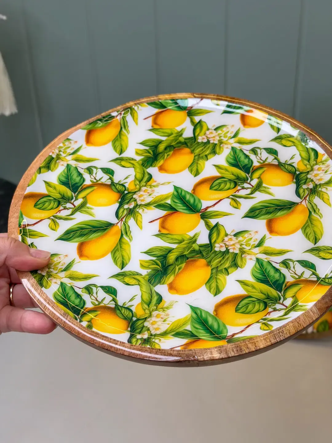 Mango Ağacı Limon Model Servis Tabağı — görsel 2