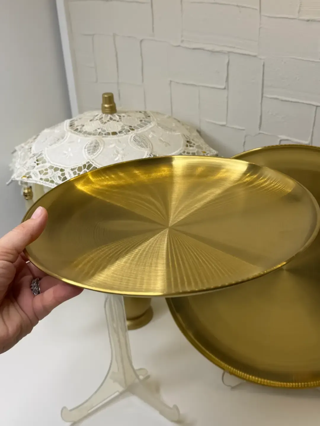 26 cm Gold Servis Tabağı — görsel 2