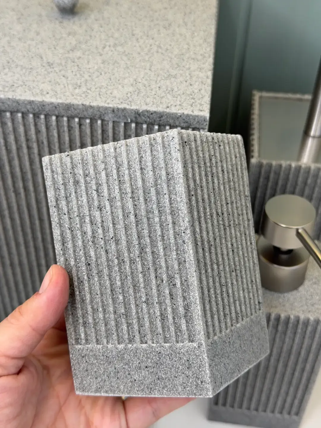 Elya 5li Banyo Seti Gri — görsel 2