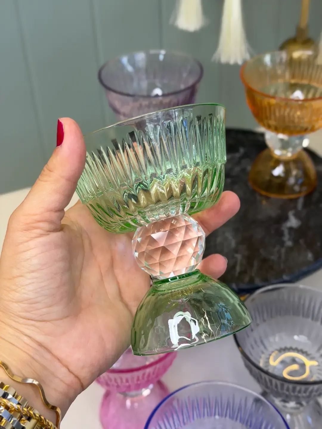 6lı Cam Dondurma / Salata Kasesi — görsel 4