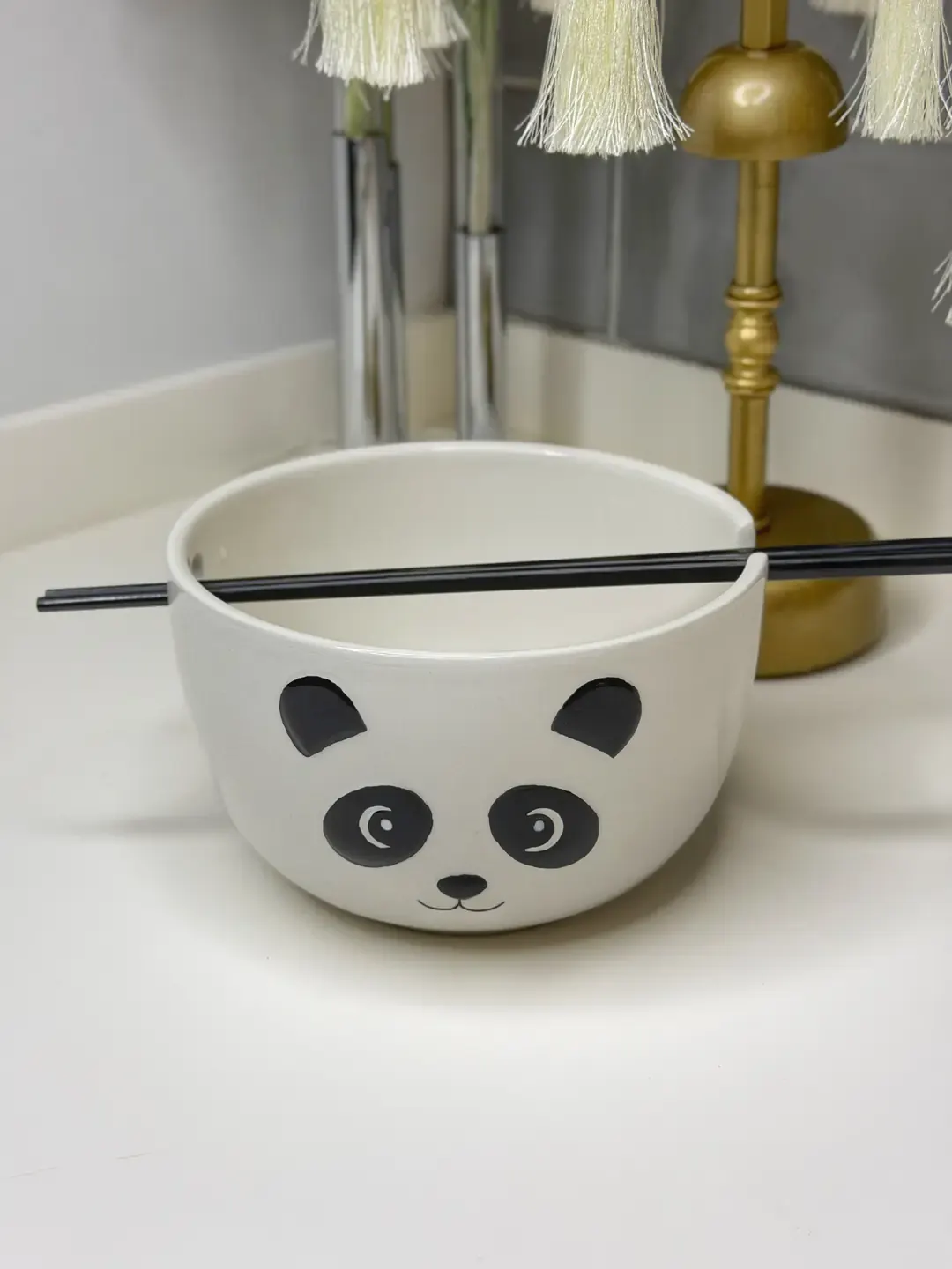 Panda Figürlü Noodle Kasesi