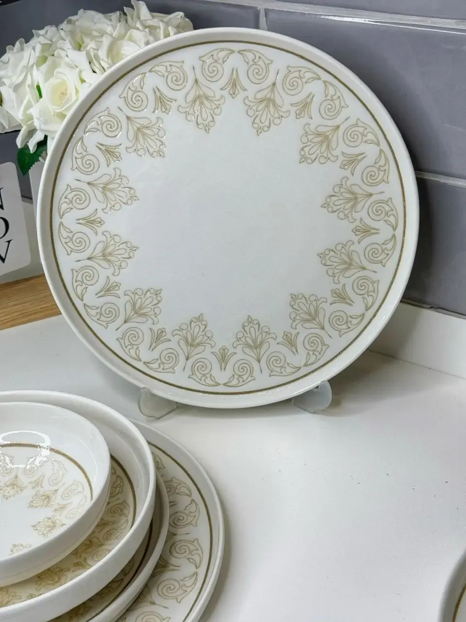 Marsel 24 Parça 6 Kişilik Porselen Yemek Takımı — görsel 3