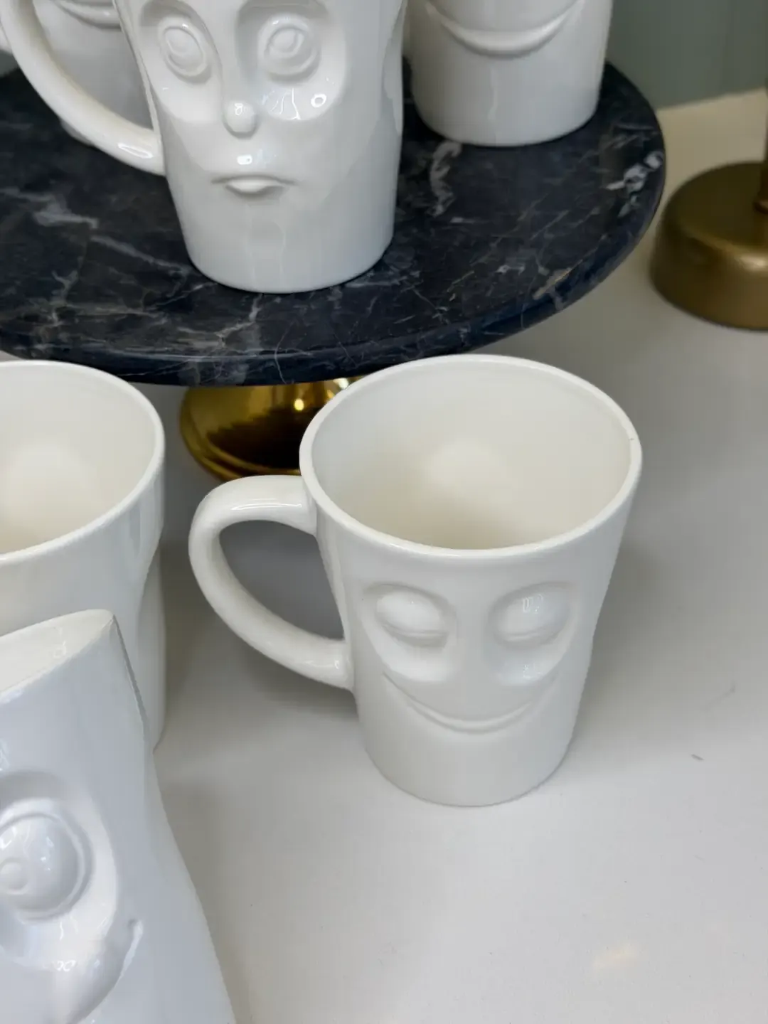 Emoji 6lı Porselen Kupa — görsel 2