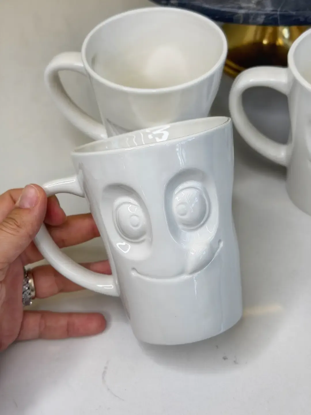 Emoji 6lı Porselen Kupa — görsel 4