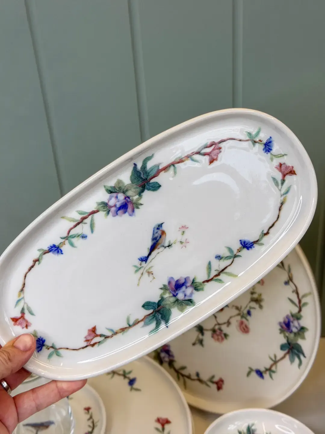 Bird & Flowers 29 Parça 6 Kişilik Porselen Kahvaltı Takımı — görsel 3