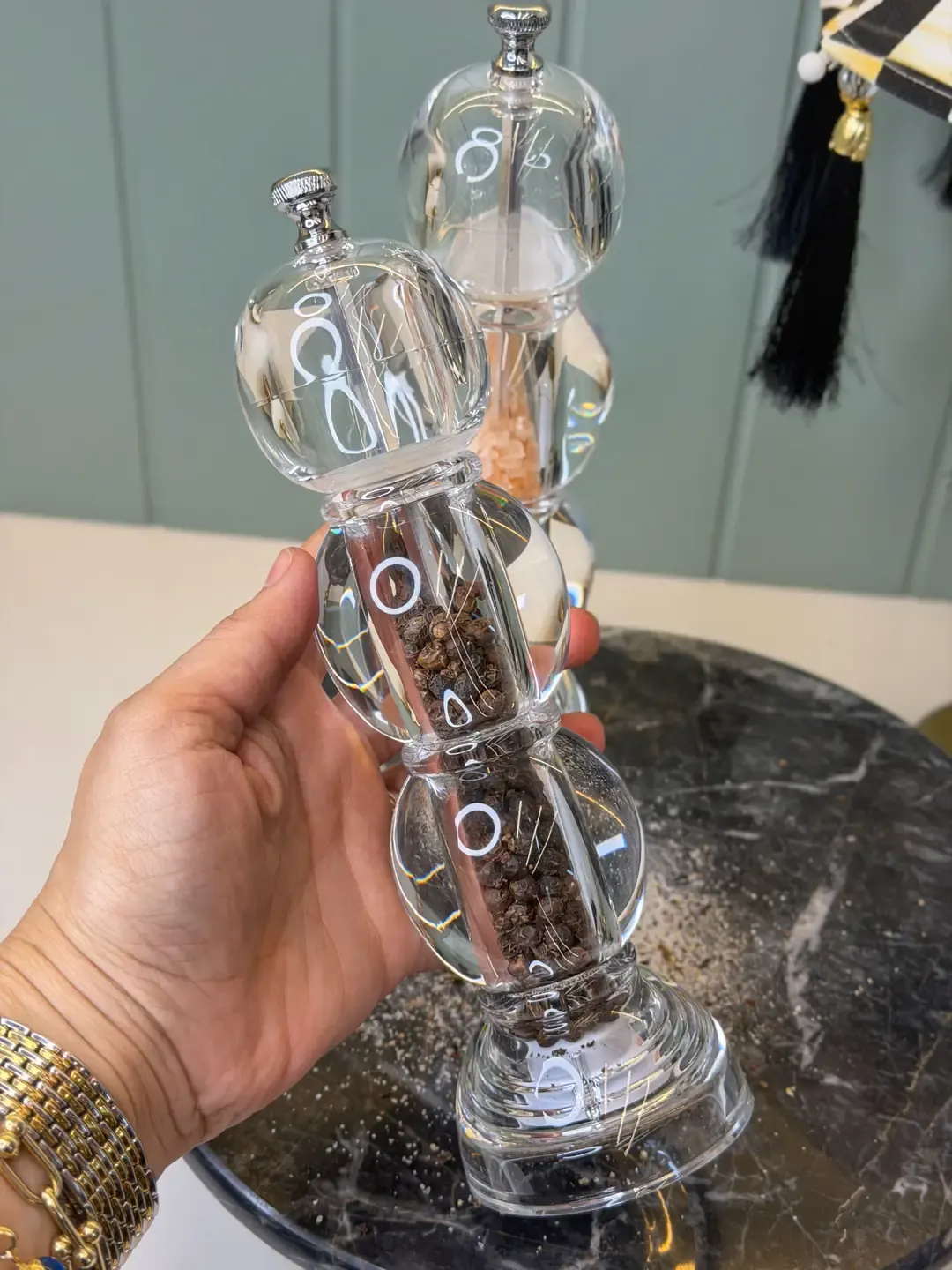 2li Brandy Değirmen & Öğütücü Tuzluk Biberlik — görsel 2