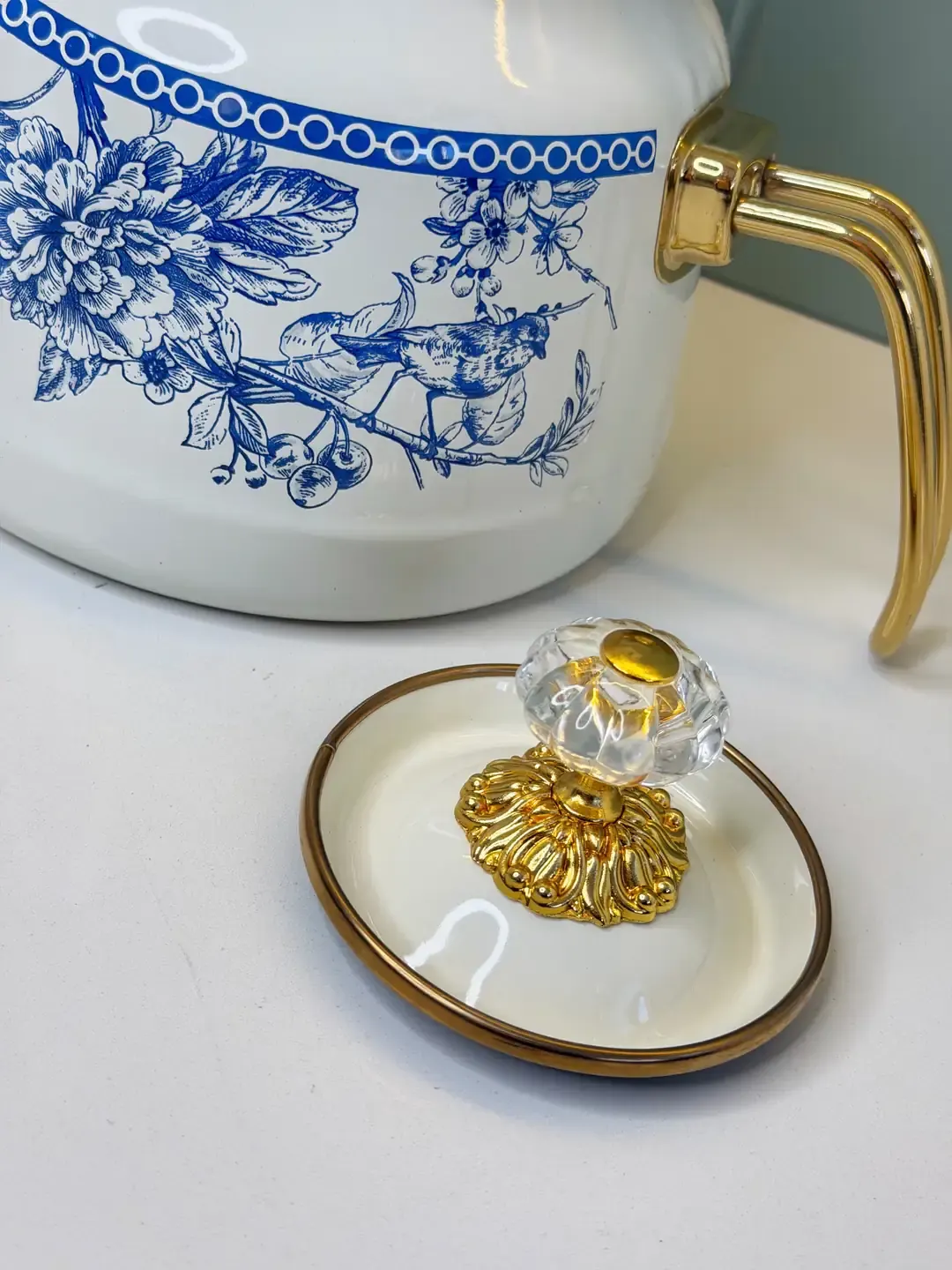 Maison Blue Emaye Çaydanlık — görsel 3
