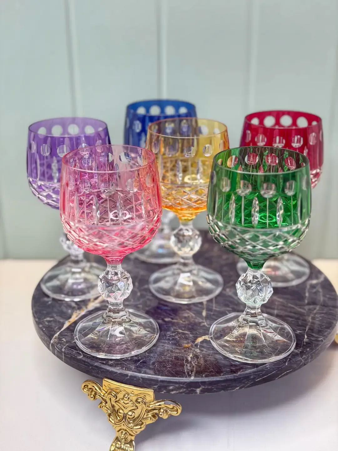6lı Bohemia Kristal Claudıya Bardak Ethan