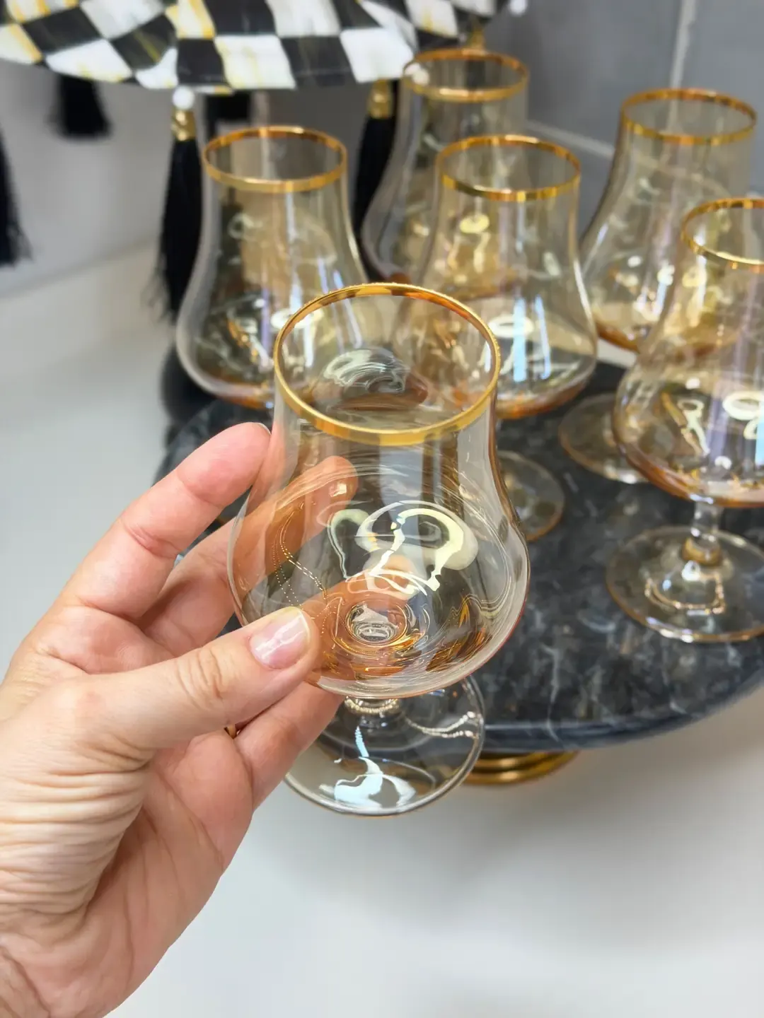Cognac 6 Kişilik Cam Kahve Yanı Su Bardağı — görsel 3