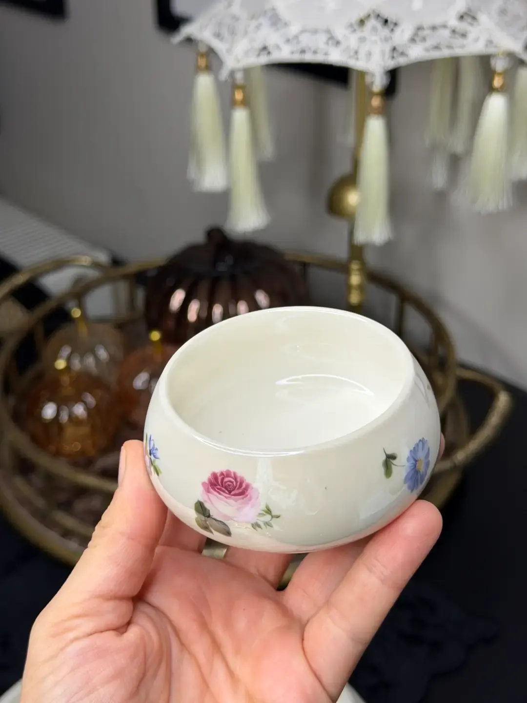 Pretty 5li Kase / Porselen Tabak — görsel 4