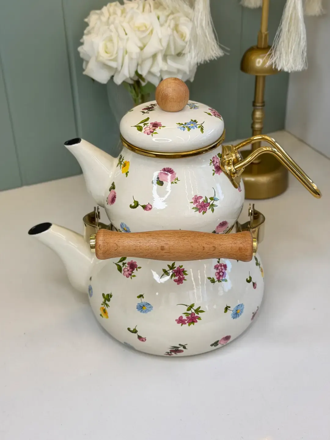 Spring Emaye Çaydanlık — görsel 2
