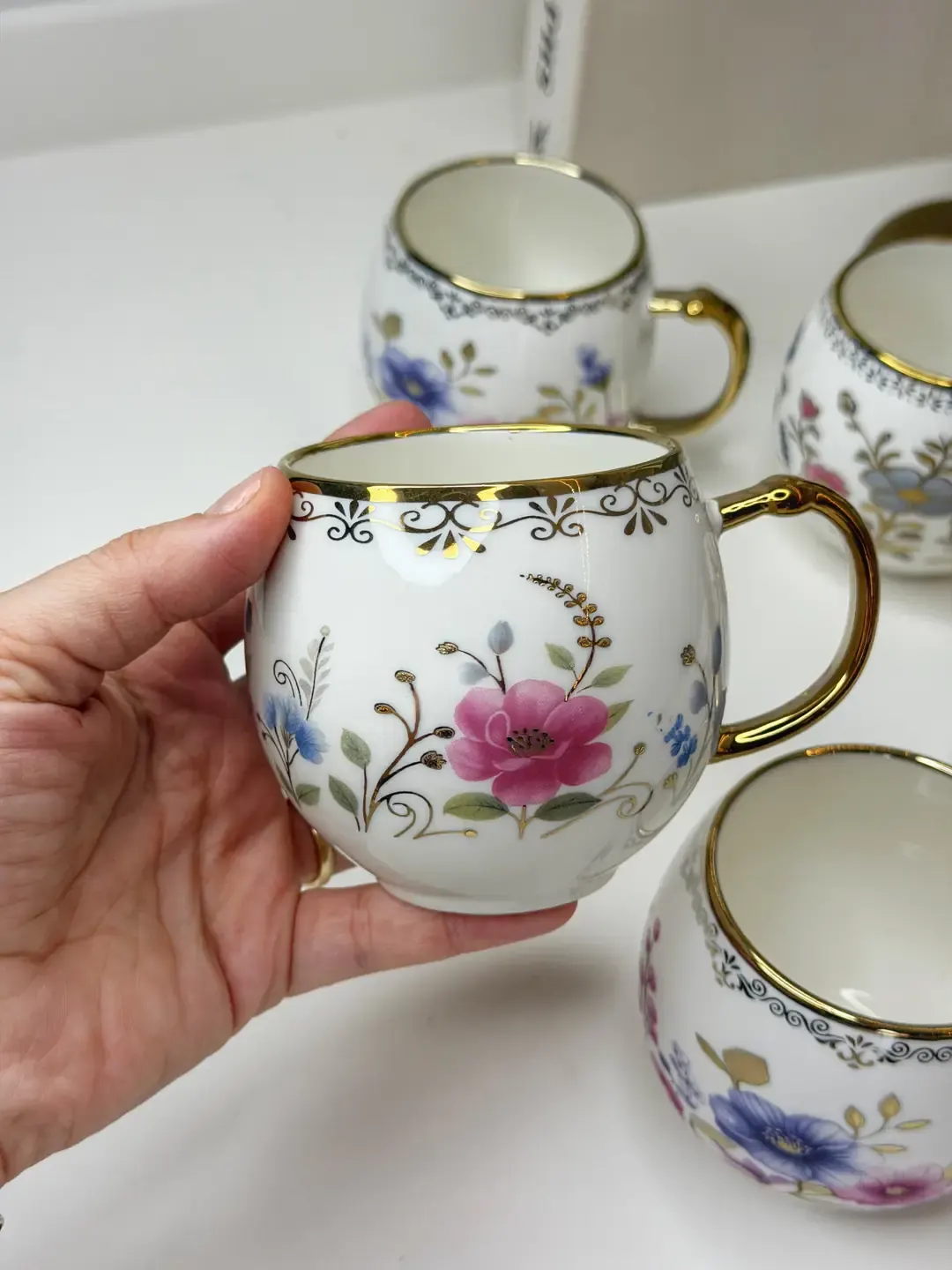 6lı Çiçekli Top Kupa — görsel 4