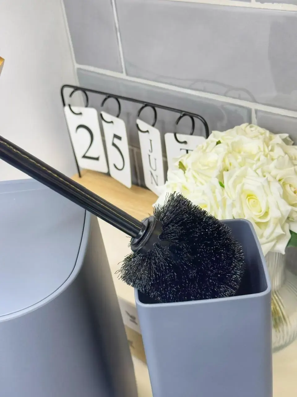 Moi 6 Parça Banyo Seti Gri — görsel 2