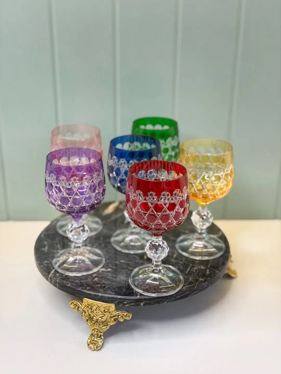 6lı Bohemia Kristal Claudıya Bardak Liam