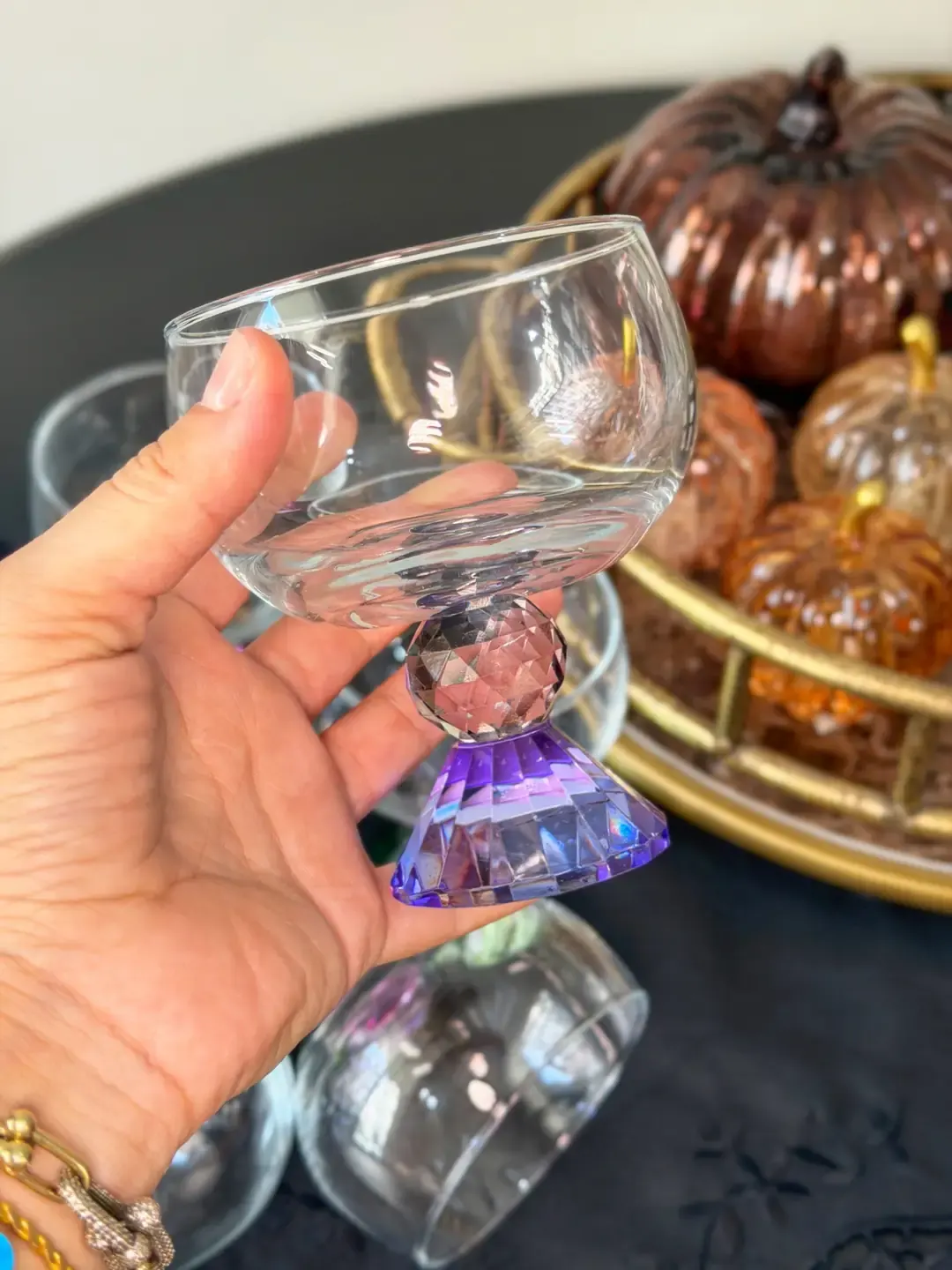 Kristal Top Ayaklı Kase — görsel 4