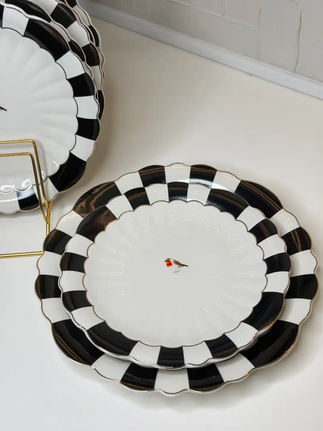 Pouli 7 Parça Porselen Luxury Pasta / Servis Seti — görsel 2