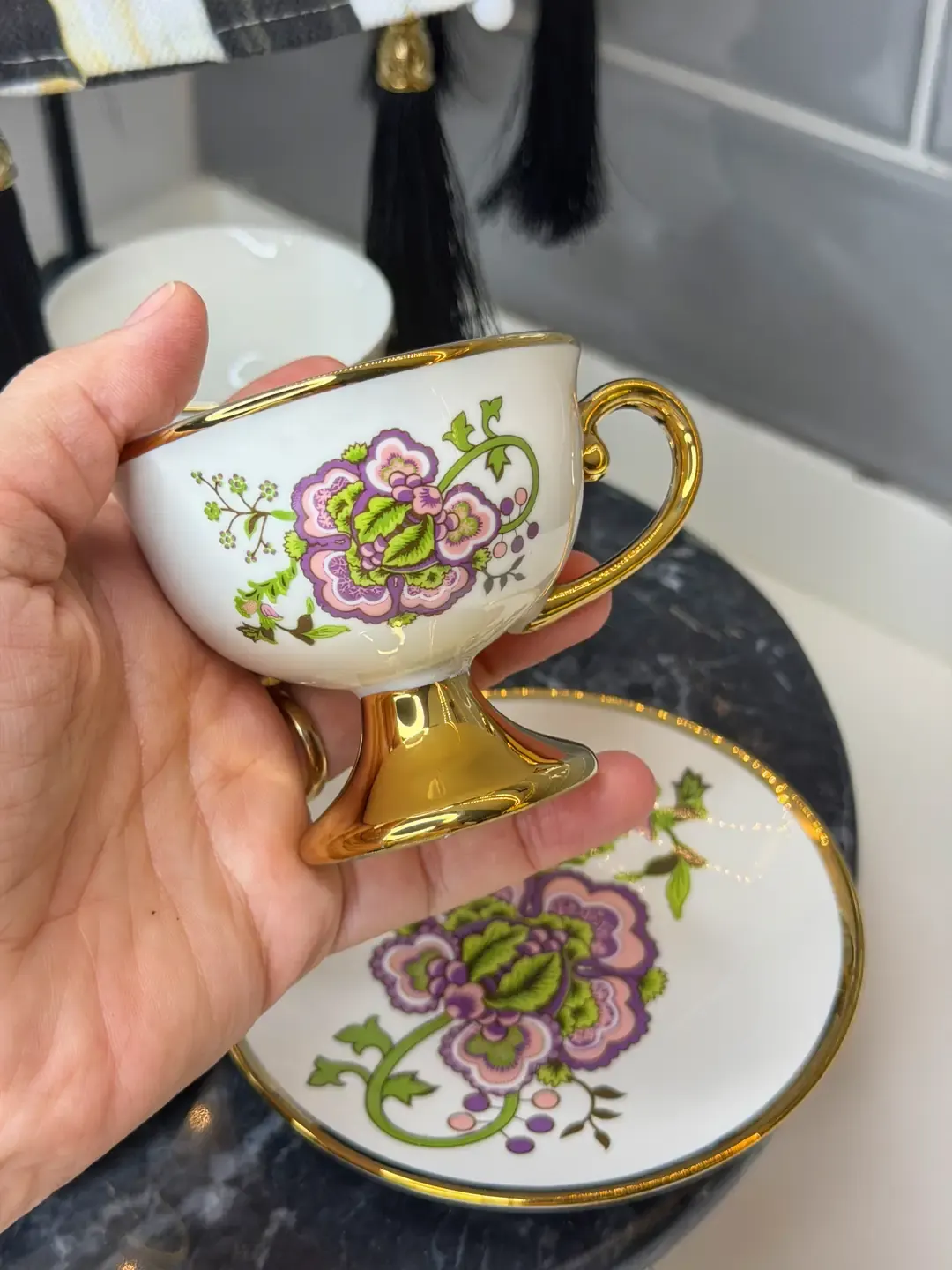 Armella 6 Kişilik Porselen Türk Kahvesi Fincanı — görsel 3