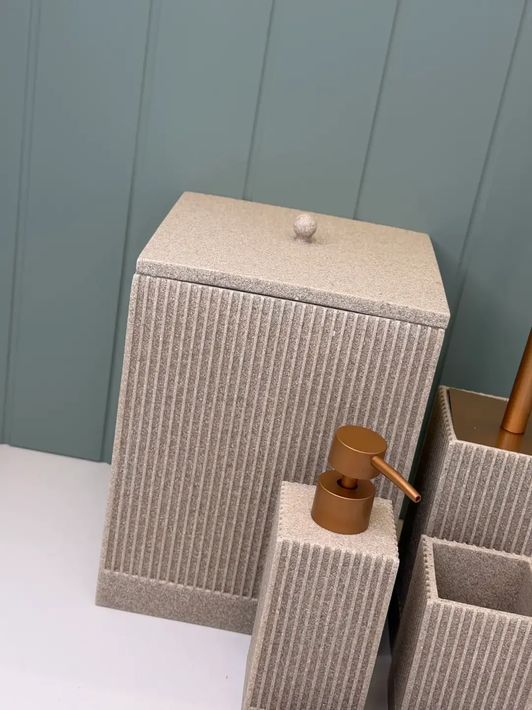 Elya 5li Banyo Seti Krem — görsel 2