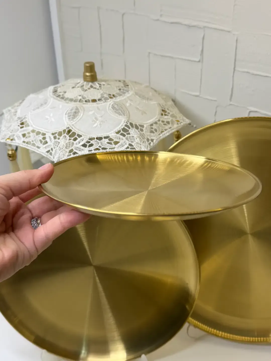 20 cm Gold Pasta Tabağı — görsel 2