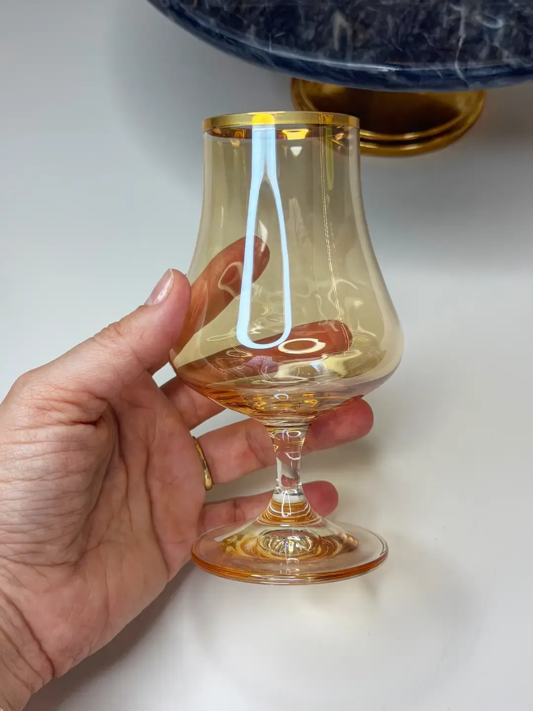 Cognac 6 Kişilik Cam Kahve Yanı Su Bardağı — görsel 2