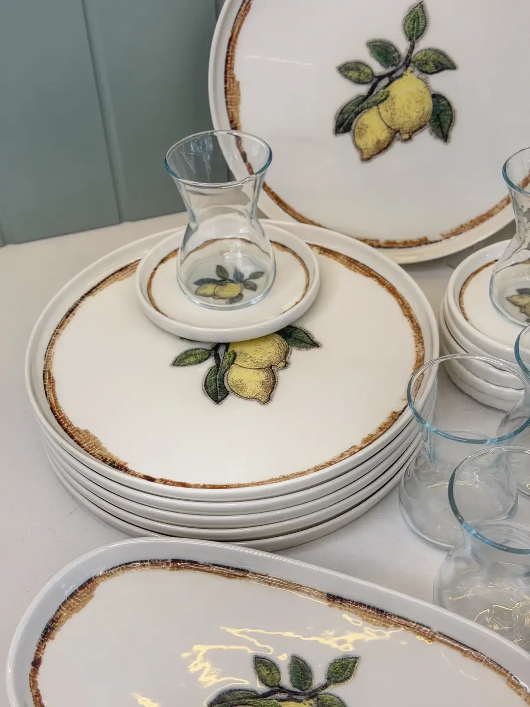 Limon Model 29 Parça Porselen Kahvaltı Takımı — görsel 3