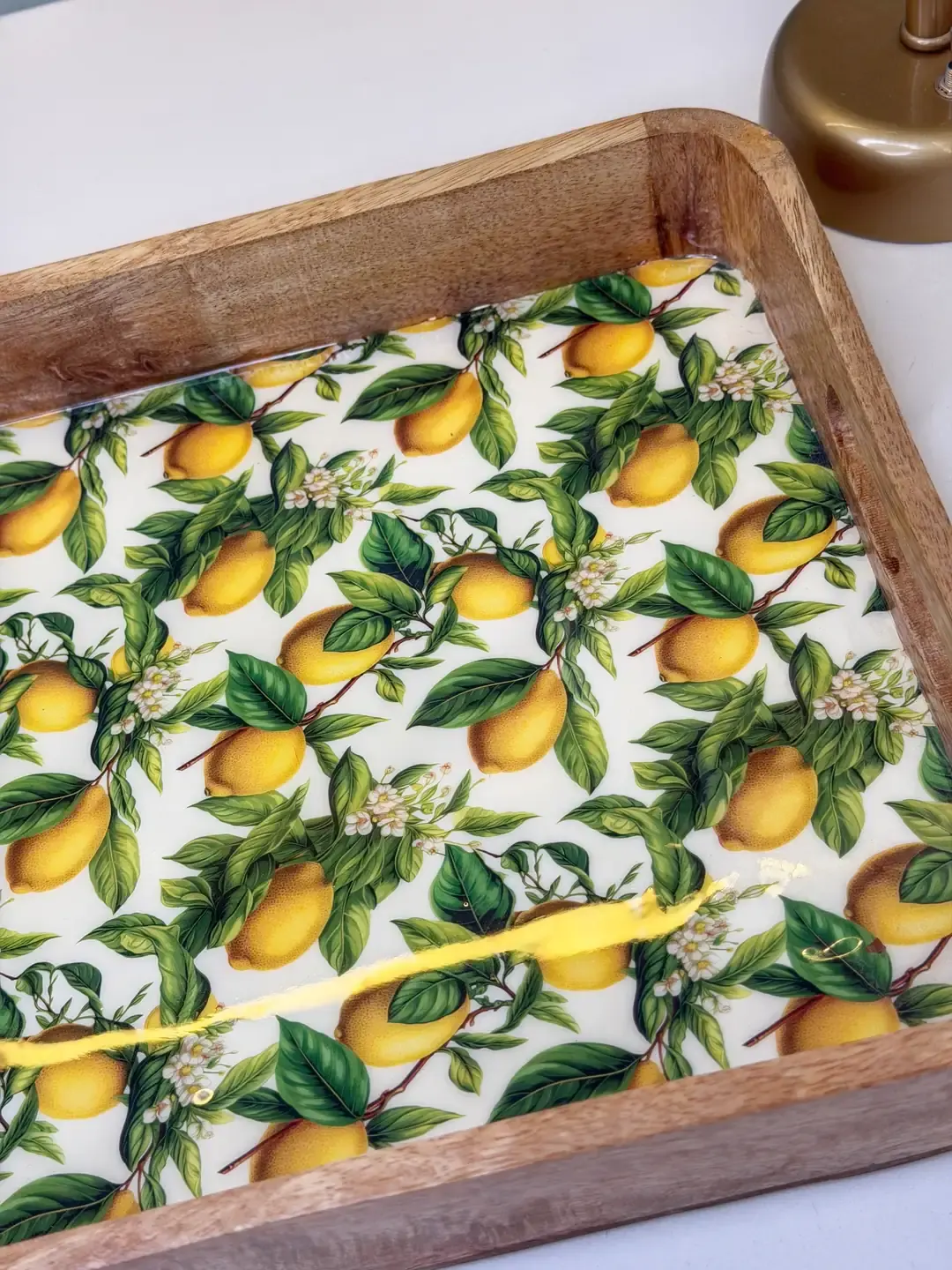 Mango Ağacı Büyük Boy Limon Tepsi — görsel 2