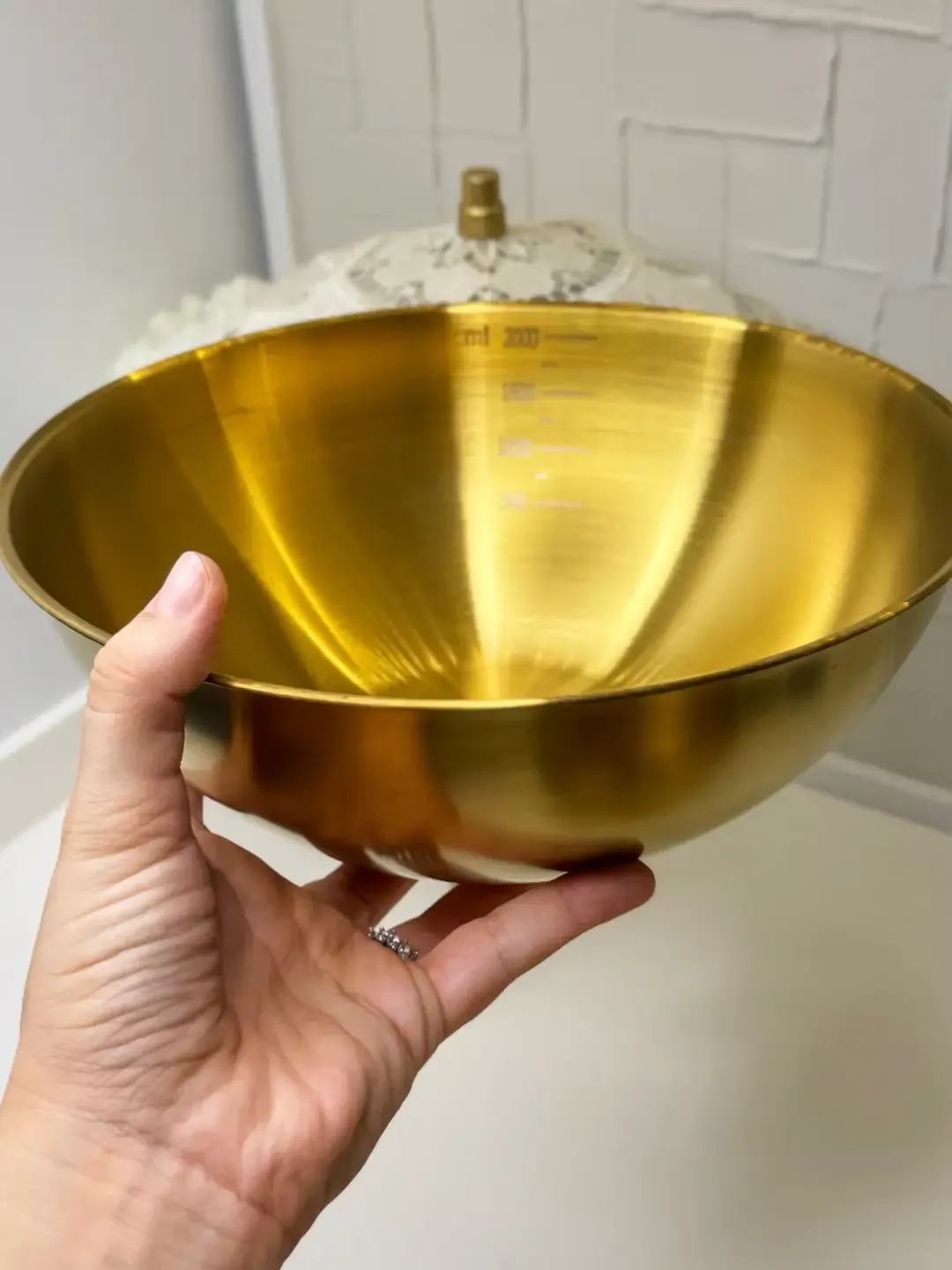 3lü Gold Karıştırma Kabı / Sunum Kasesi — görsel 3