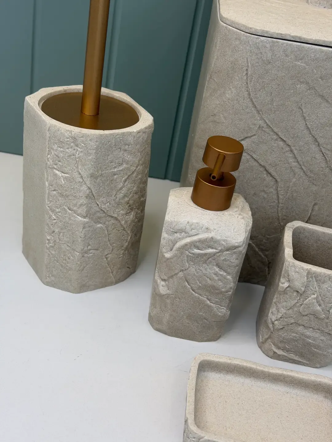 Basten 5li Banyo Seti Krem — görsel 2