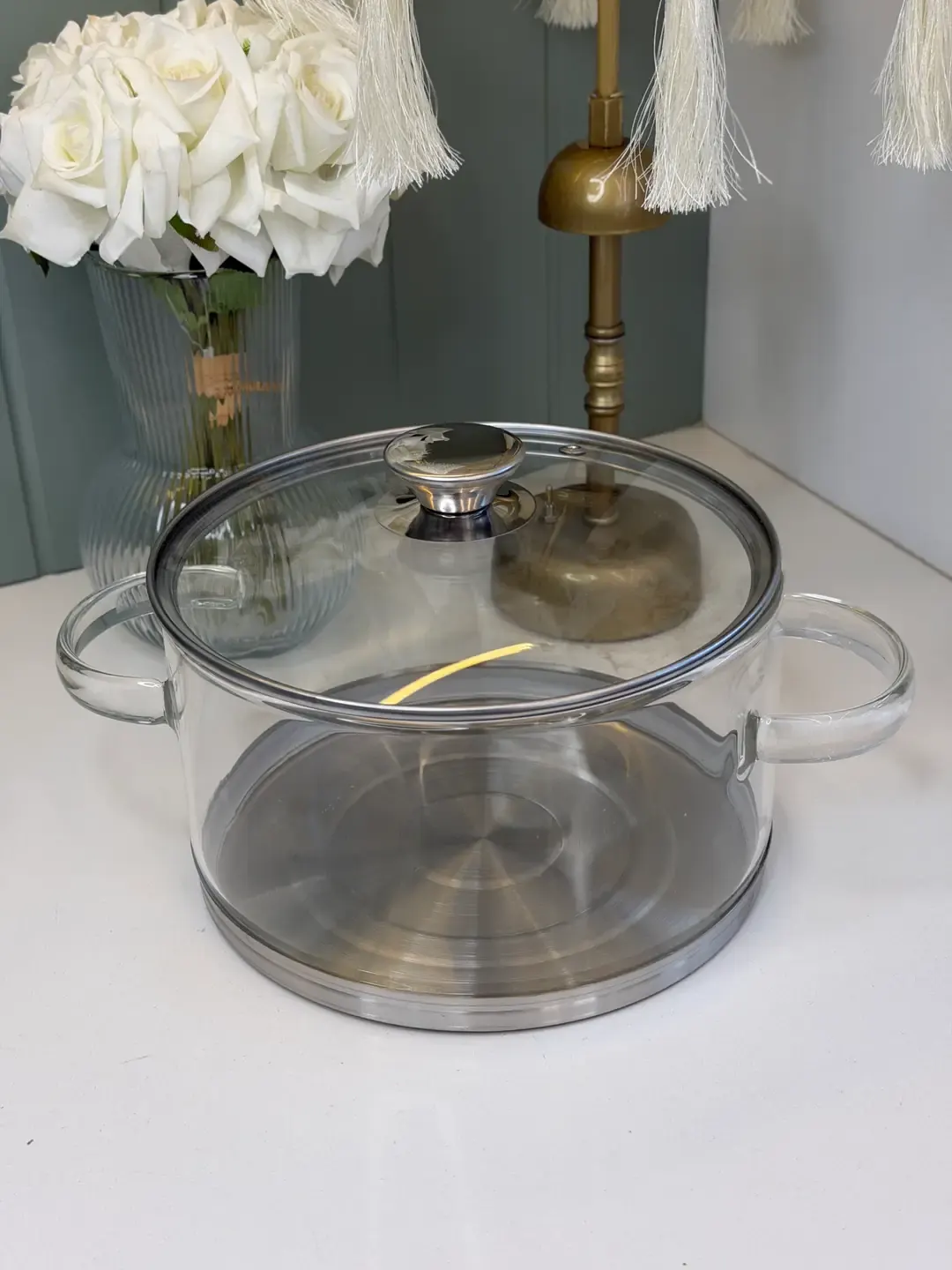4.5 Litre Cam Tencere — görsel 2