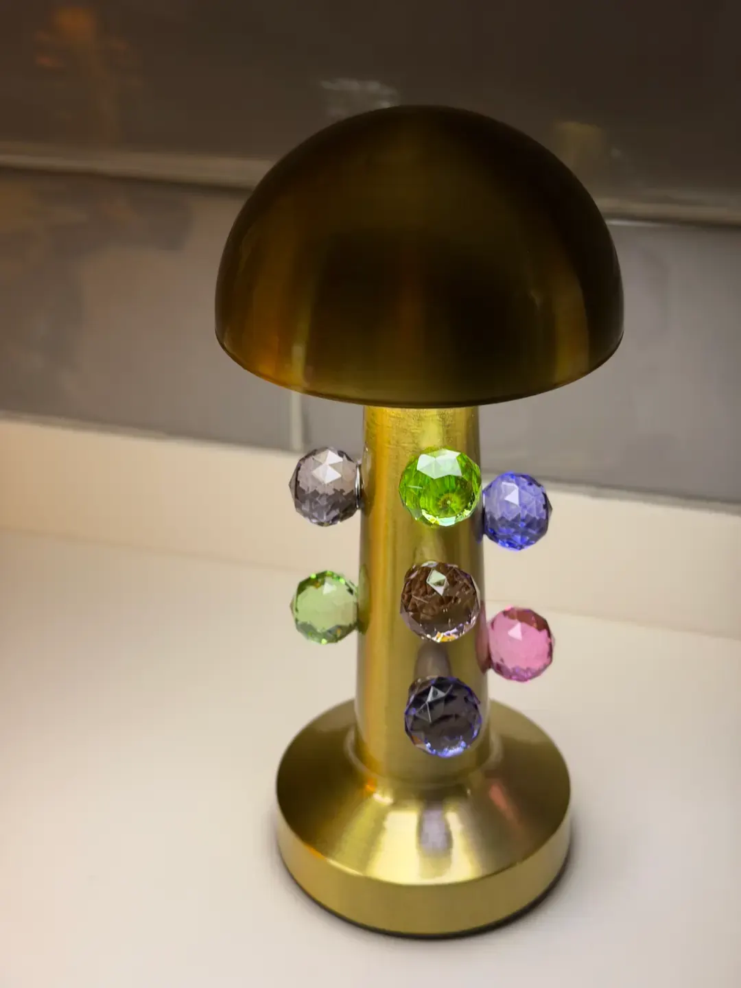 Kristal Taşlı Gold Led — görsel 4