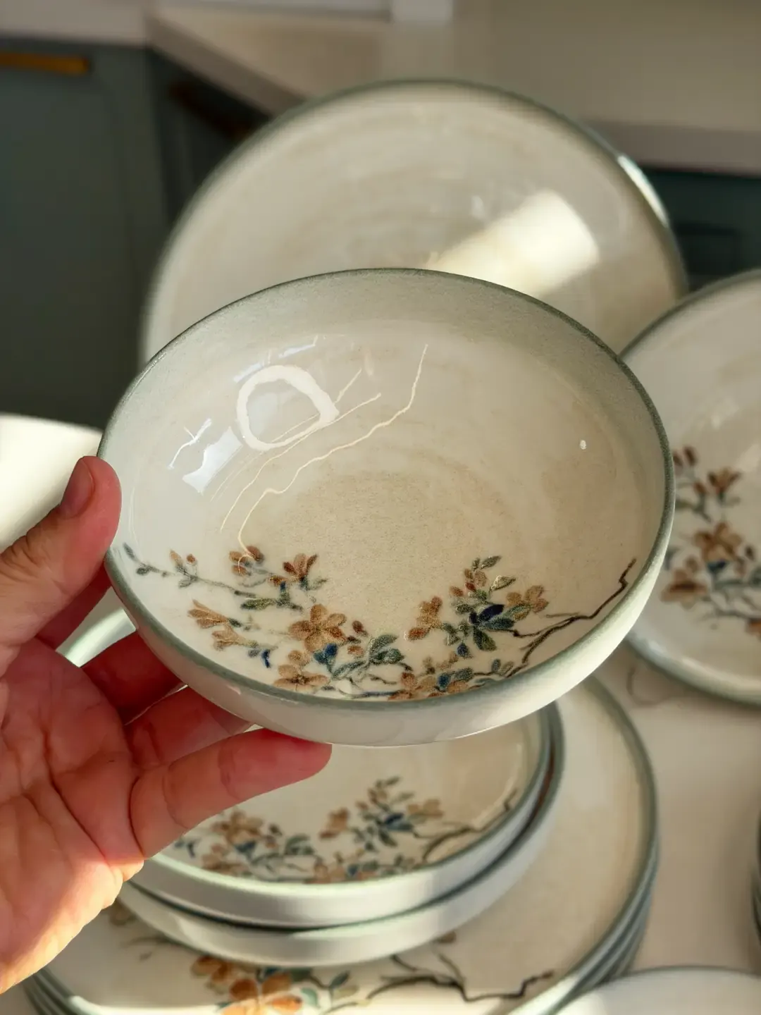 Nostaljik 24 Parça 6 Kişilik Porselen Yemek Takımı — görsel 4