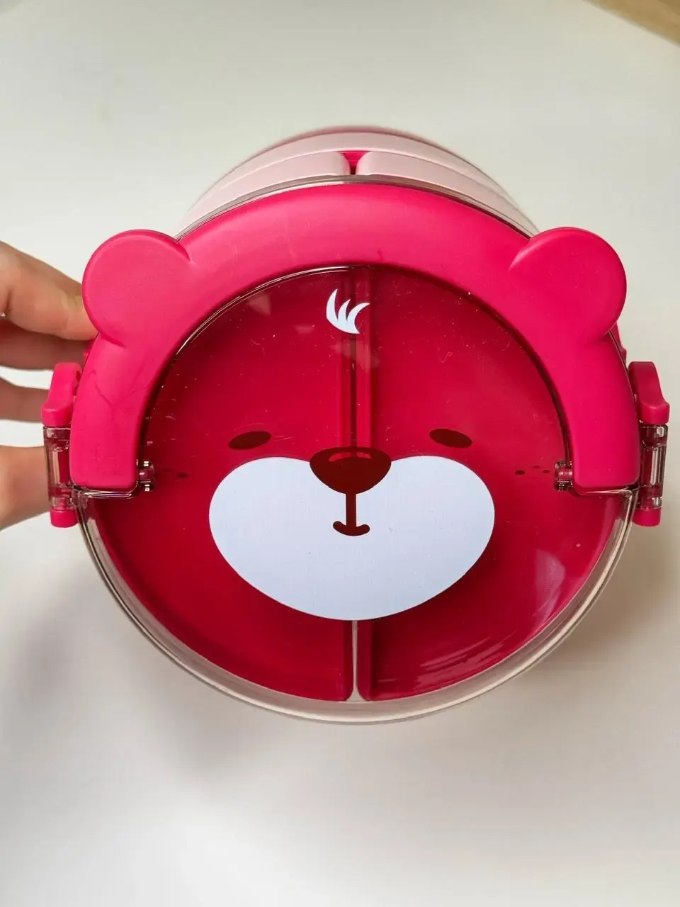 Pembe 3 Katlı Sefer Tası — görsel 3