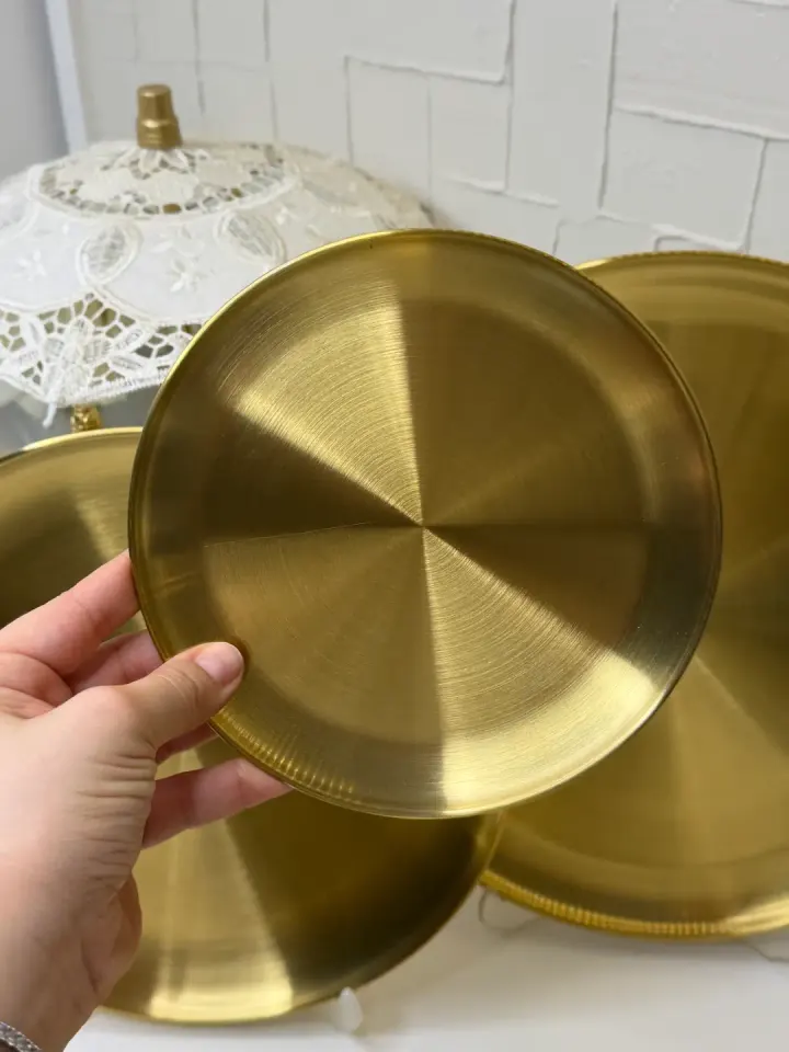17 cm Gold Tatlı Tabağı
