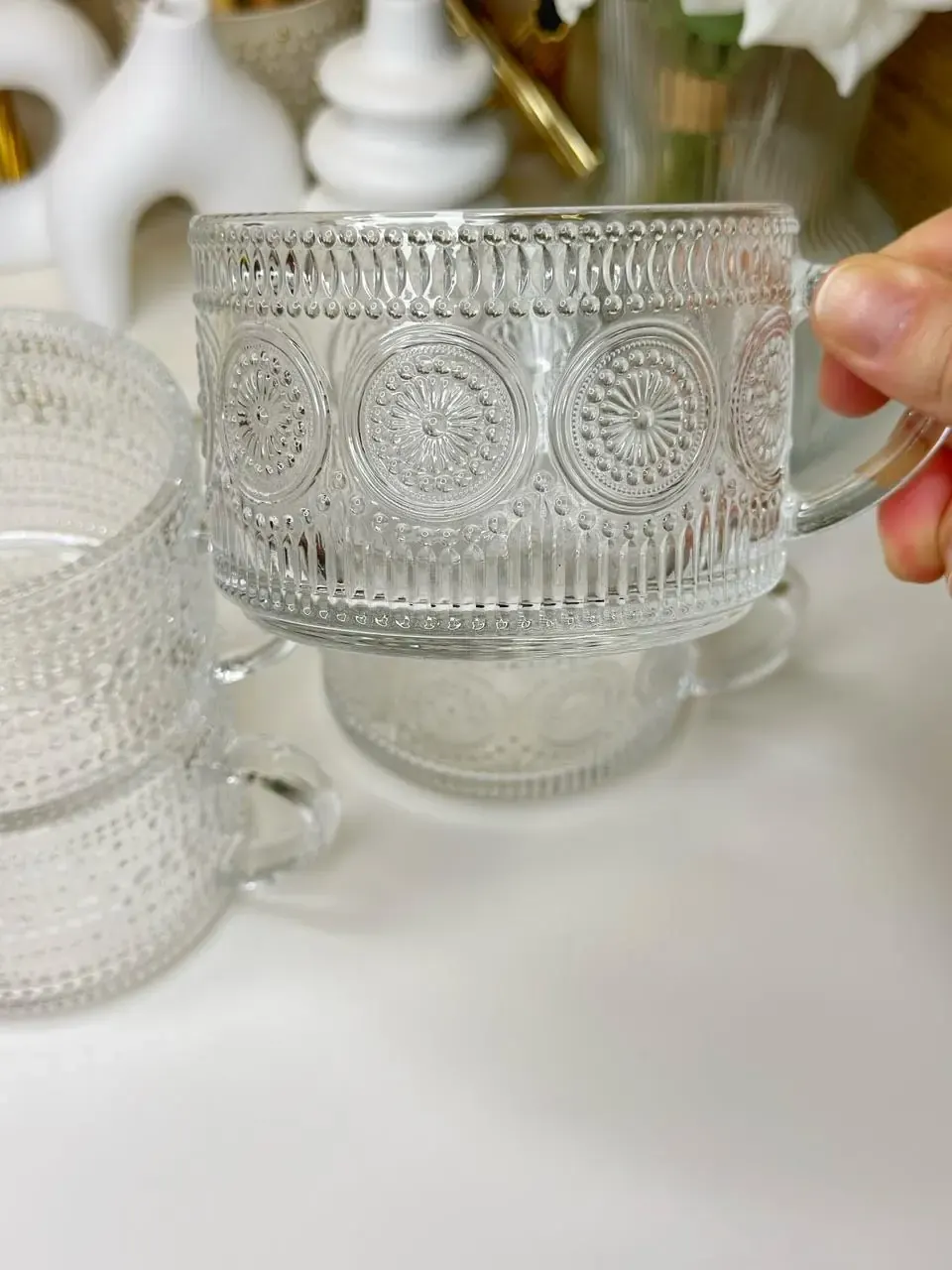 4 lü Cam Kase / Cup — görsel 3