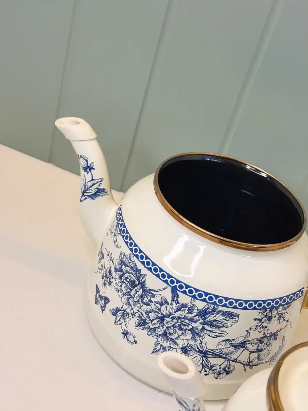 Maison Blue Emaye Çaydanlık — görsel 4